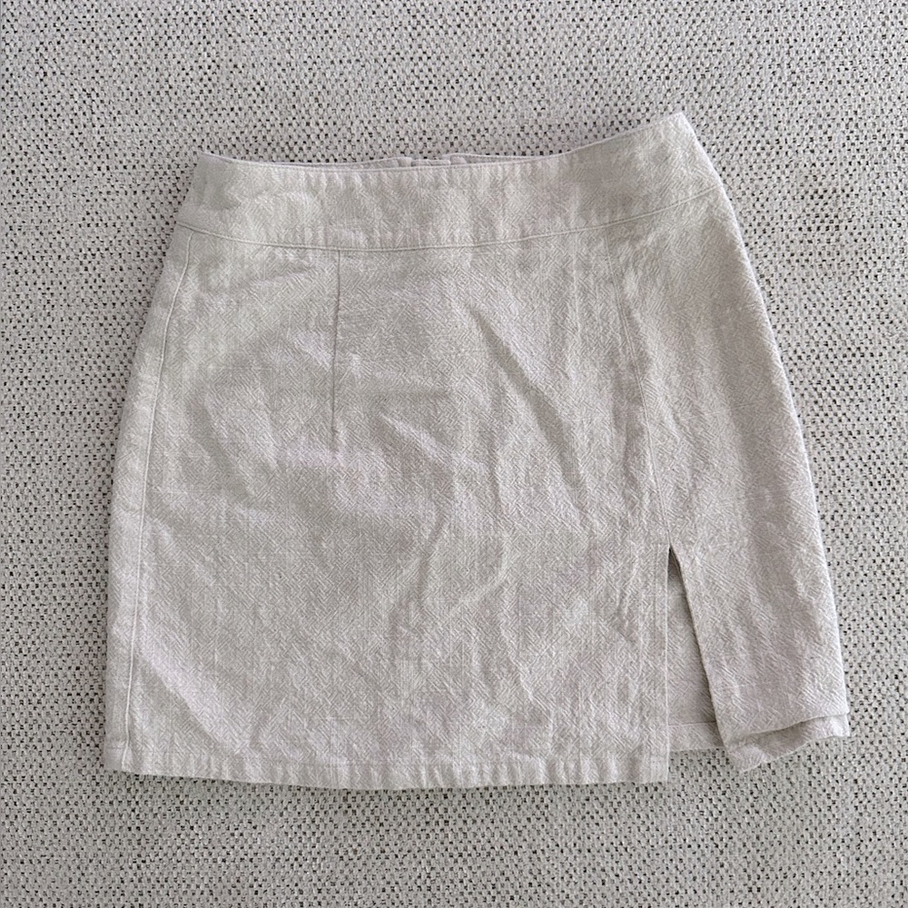 Princess Polly Lola Mini Skirt Oatmeal